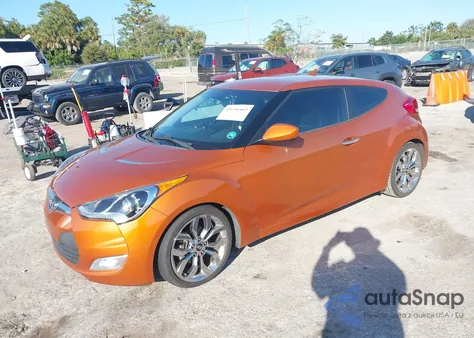 2015 Hyundai Veloster Re:flex from USA, damaged, VIN KMHTC6AD0FU219207